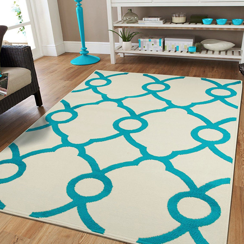 Ebern Designs Century Home Goods Collection Panal and Diamonds Area Rug